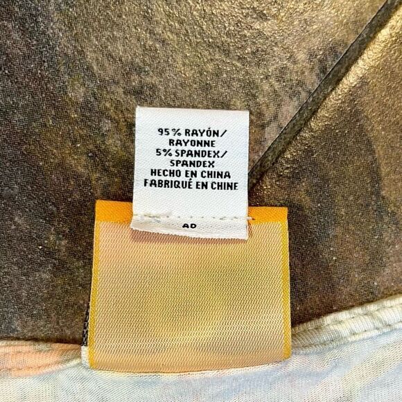 Ruby Rd. Crochet V-neck Keyhole Blouse 1X - Picture 10 of 10